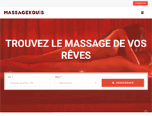 Tablet Screenshot of massagexquis.com